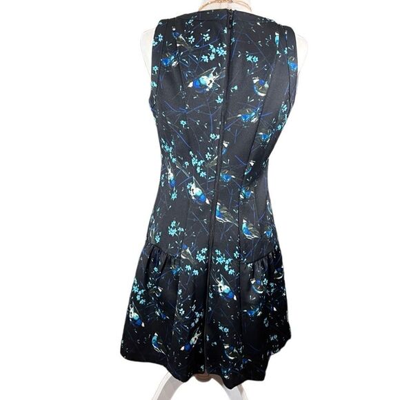 Jessica Simpson black blue bird dress size 6 - Picture 6 of 16